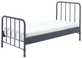 Set BRONXX format din Pat copiiul albastru (90x200cm) și NOPTIERA camera copiialbastră asortată.