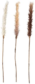 Set 3 plante artificiale maro din polietilenă și fier 110 cm Deco Flower Bloomingville