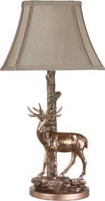 Där Lighting GUL5545-X - Lampă de masă GULLIVER 1xE27/60W/230V bej/bronz
