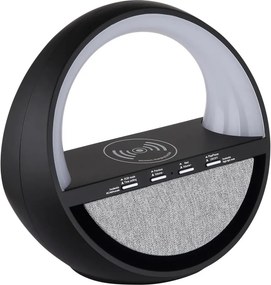 Globo 39907S - Lampă de birou reîncărcabilă LED RGB Dot cu difuzor SOUNDRA LED/3,5W/5V 1800 mAh