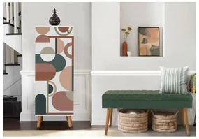 Mobilier hol Beside 41 (alb + verde). 1094014