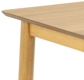 MAZZONI EXPORT ZARION Stejar natural - MASĂ DE BUCĂTĂRIE 120 cm DE LEMN FURNIR