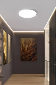 Plafonieră LED de tavan cu senzor de amurg și mișcare MORETTI 24W/230V Ø 30 cm IP40 6500K