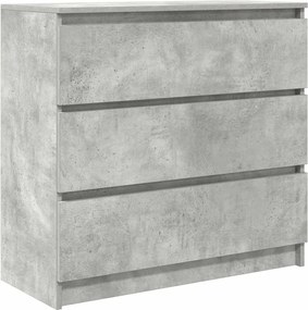 vidaXL Bufetă Gri Beton 80x35x76 cm Lemn prelucrat
