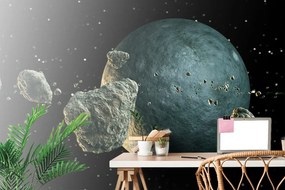 Tapet meteoriți în jurul planetei