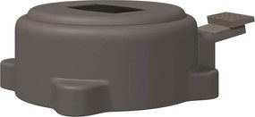 vidaXL Bază pentru umbrelă Argintiu 23 x 14 x 6 cm