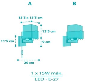 Aplică pentru copii HAPPY JUNGLE 1xE27/15W/230V Dalber 63319