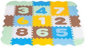 Puzzle cu spumă - covor educativ 114x87cm Color number