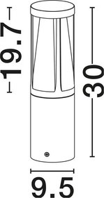 Stalp de exterior LED IP65 VARU H-30cm