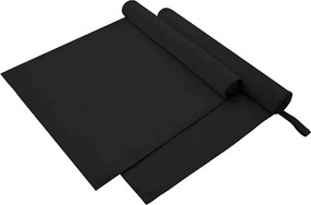 vidaXL Prosoape Sport 2 pcs Negru 180 x 90 cm Poliester și poliamidă