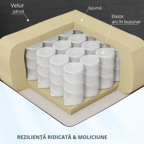 HOMCOM Fotoliu Relax pentru Masaj Rabatabil ca Telecomanda si Tapiterie Piele Intoarsa, 78x83x101cm, Negru