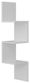Etajeră Corner, alb