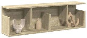 vidaXL Dulap de perete, stejar sonoma, 100x20x30 cm, lemn prelucrat