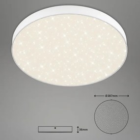 Plafonieră LED Briloner 7075-416 STAR SKY LED/24,5W/230V d. 38 cm alb