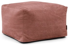 Fotoliu bean bag cărămiziu cu tapițerie din catifea reiată Softbox MooG – SLOWDOWN