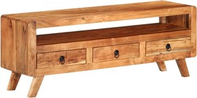 vidaXL Comodă TV, 110x30x40 cm, lemn masiv de acacia