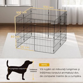 PawHut Țarc pentru pui de câine și spațiu de joacă pentru animale de companie | Aosom Romania