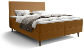 Pat de o persoană 120 cm Napoli Bonell (caramel) (cu somieră, cu sp. depozitare). 1082432