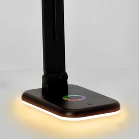 Brilagi - Lampă de birou LED RGBW reglabilă MODO LED/7W/5V 3000/4000/6500K neagră