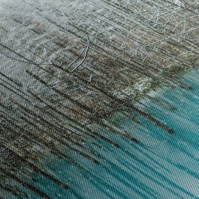 Tablou - Pescărie turcoaz, Biei, Japonia (120x50 cm)