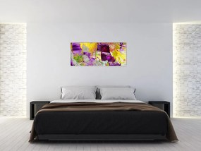 Tablou cu abstracție - pictura (120x50 cm)