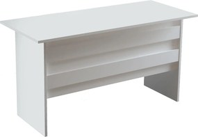 Masa birou 956LCS1103, alb, PAL melaminat, 140x60x74 cm