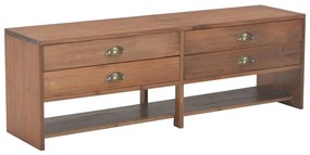 vidaXL Comodă TV cu 4 sertare, 120x30x40 cm, lemn masiv de brad