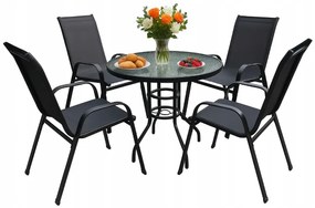 JAKS Set de grădină negru ZMO S 4