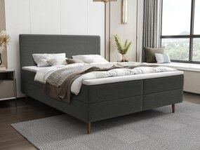 Pat de o persoană 120 cm Napoli Bonell (verde închis) (cu somieră, cu sp. depozitare). 1082440