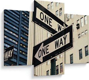 Tablou - New York ONE WAY (90x60 cm)
