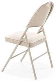 Scaun pliabil Dover, crem / bej