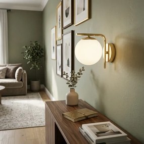 Brilagi - Lampă de perete MILO 1xE27/60W/230V aurie