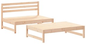 3186585 vidaXL Set mobilier relaxare de grădină, 2 piese, lemn masiv de pin