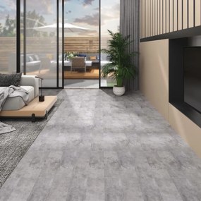 Placi de pardoseala, maro ciment, 5,26 m  , 2 mm, PVC Maro ciment, 5.26 m  , 1