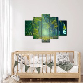 Tablou cu drum dea lungul cu copaci (150x105 cm)