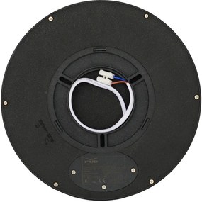 Plafonieră LED Fulgur 41811 NOMY LED/18W/230V d. 23 cm negru