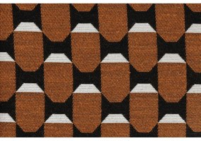 Taburet portocaliu Pin – White Label