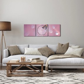 Tablou - Fluture (cu ceas) (90x30 cm)