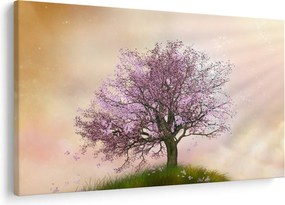 Tablou - Copacul înflorit în deal (90x60 cm)