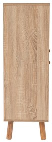 Mobilier pentru hol Maluxe 984 (Stejar sonoma + Piatră). 1089078