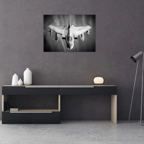 Tablou pe sticlă - Aeronava (70x50 cm)