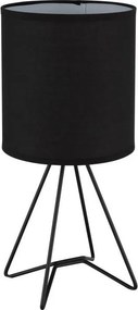 Globo 21734S - Lampă de masă TAMIAN 1xE14/40W/230V neagră