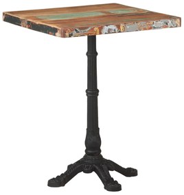 321086 vidaXL Masă de bistro, 60 x 60 x 76 cm, lemn masiv reciclat