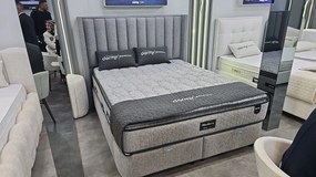 PAT MATRIMONIAL CRISTAL PERSONALIZABIL PE CULORI SI DIMENSIUNI+SALTEA
