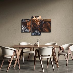 Tablou cu câini dormind (90x60 cm)