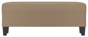 Banca, cappuccino , 100x35x41 cm, piele ecologica Cappuccino, 100 x 35 x 41 cm