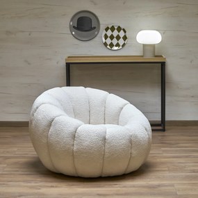 Fotoliu Gaspar crem H60 cm