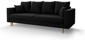 Canapea trei locuri Kinetic (Negru). 1056676