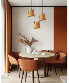 Lustră pe cablu MILBURY 1xE27/40W/230V maro