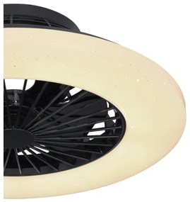 Plafonieră LED dimabilă cu ventilator Globo 03628B LED/30W/230V + telecomandă